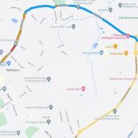 Map M5 J26 to Rugby Club